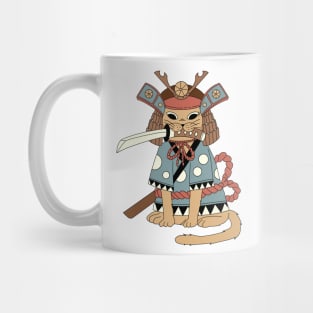 Cat Kabuto Japanese Mug